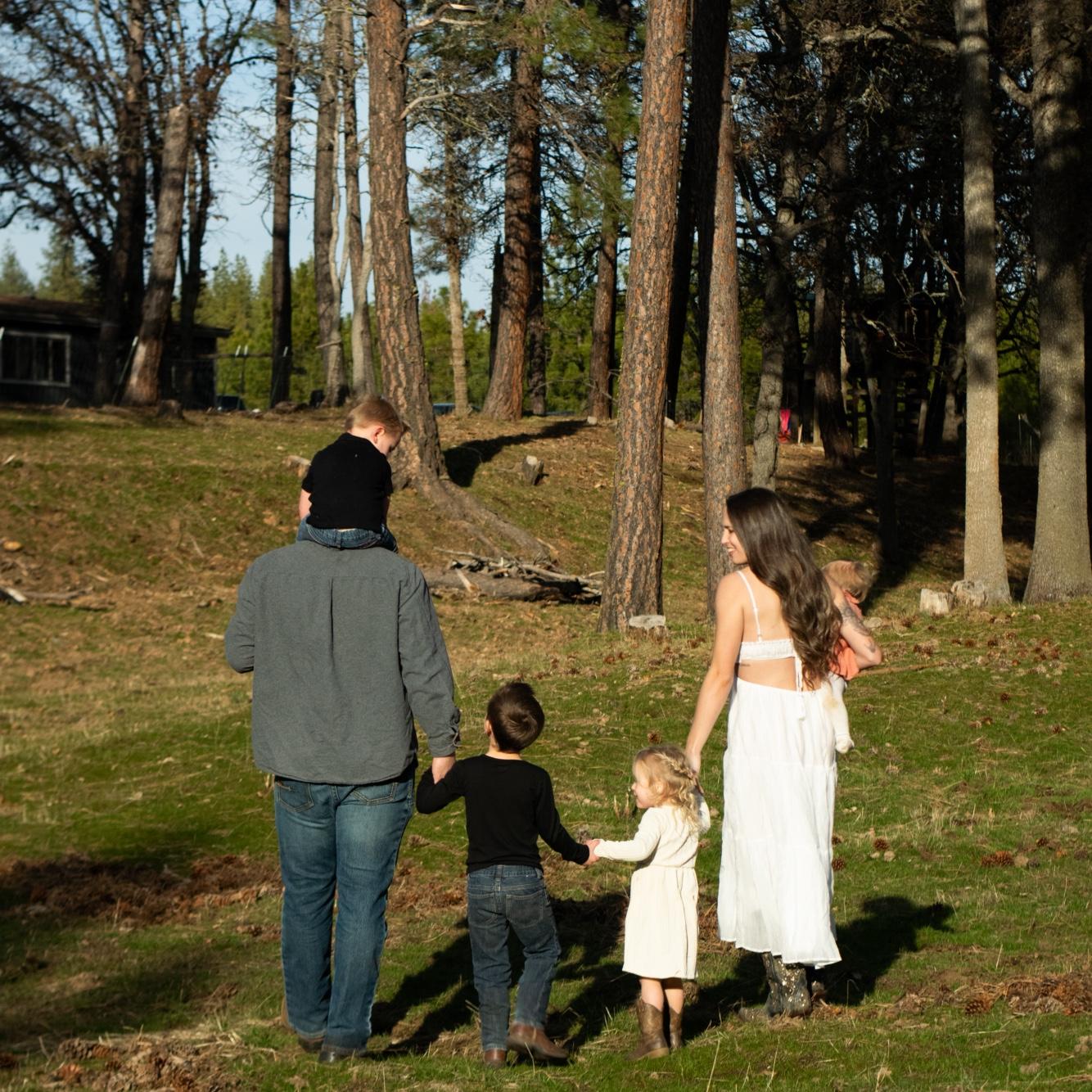 Our first engagement photo shoot family photo early 2025