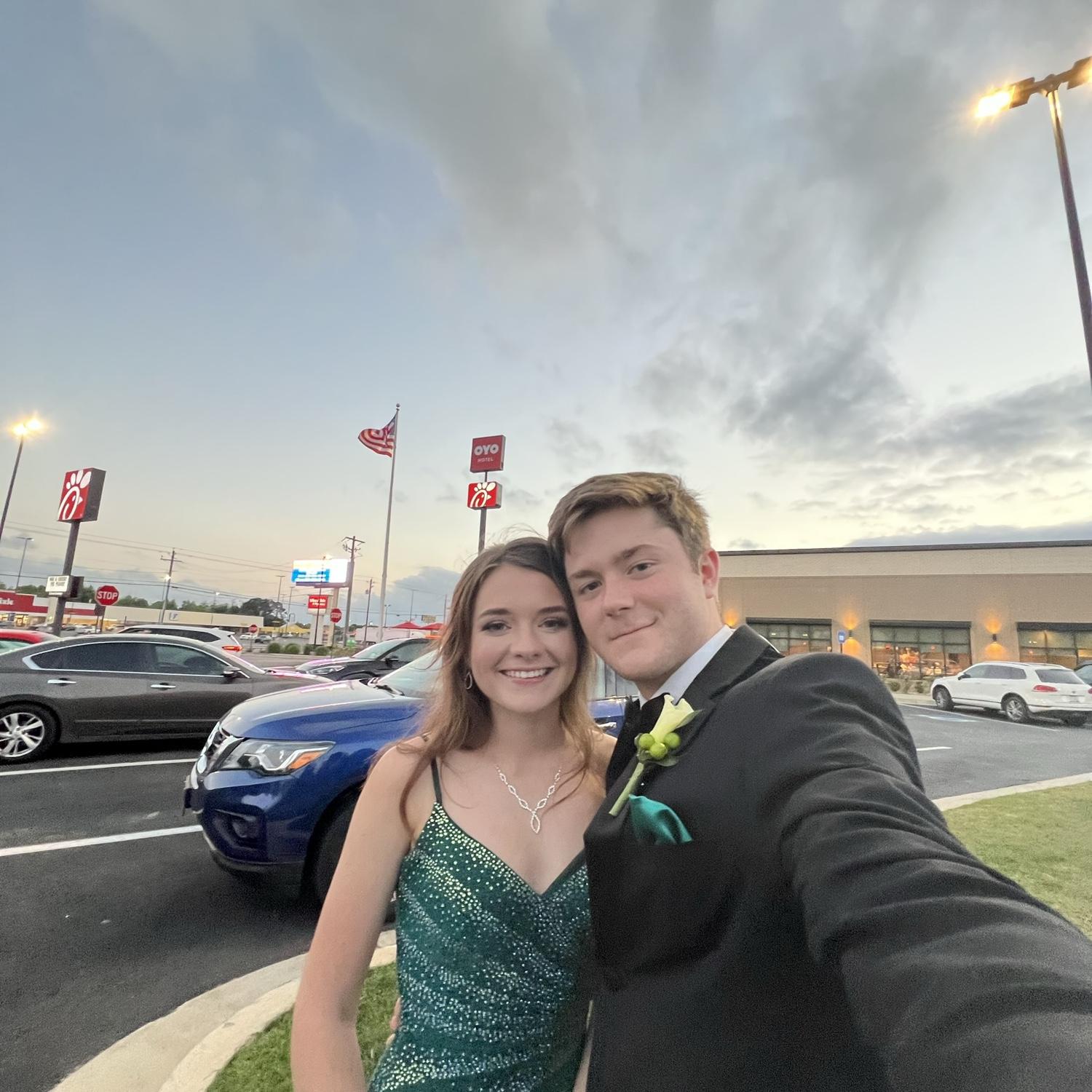 We had to visit our favorite place before prom