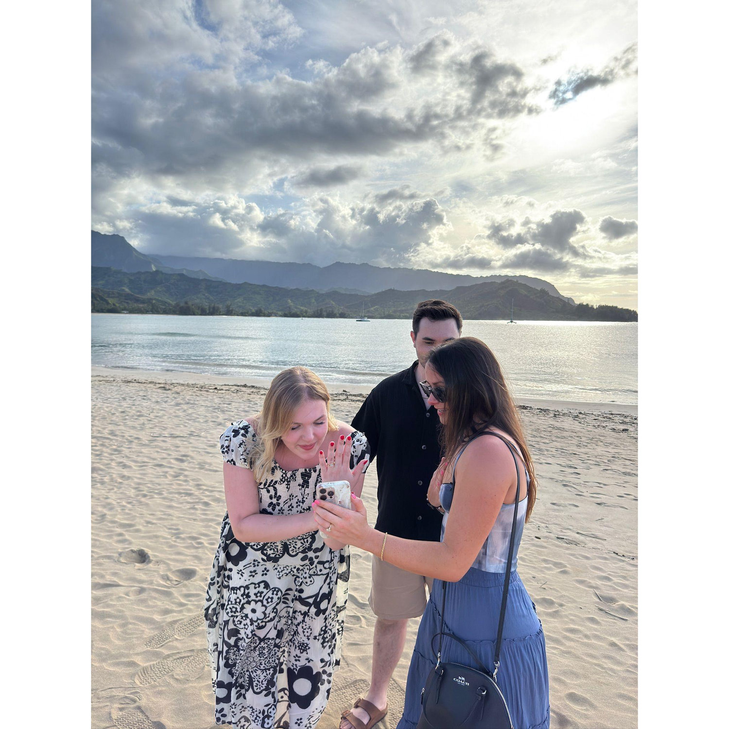 he surprised me with having my parents on facetime for the proposal :)