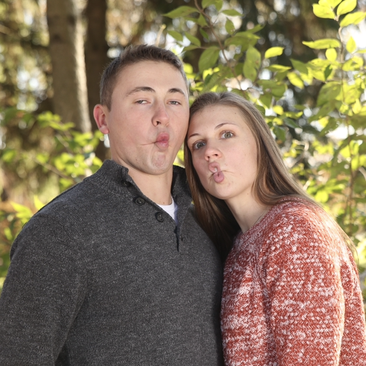 Our 6-month anniversary... Reed surprised Courtney with professional photos. Please enjoy the personality pic.