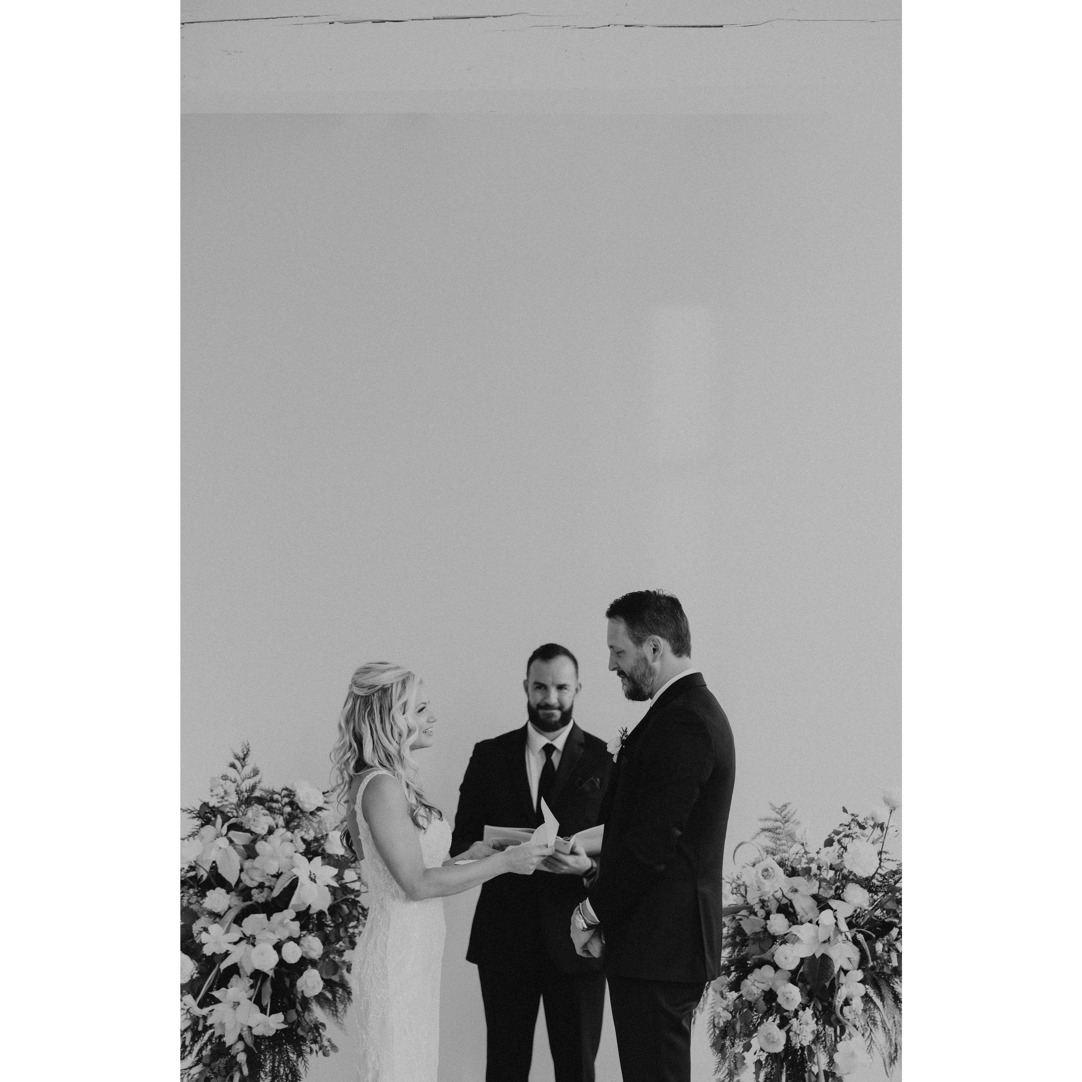 Lindsey's vows to Aaron