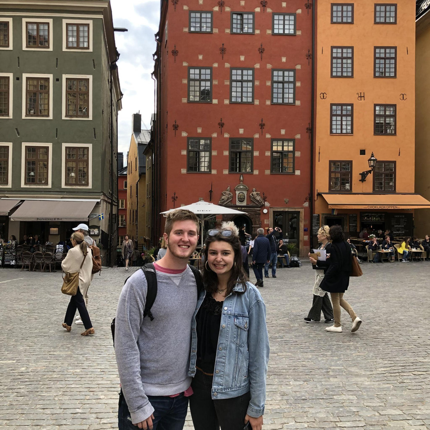 Marion visited Carter in Stockholm after completing her own summer session in London