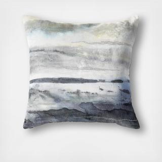 Brushed Landscape Decorative Pillow