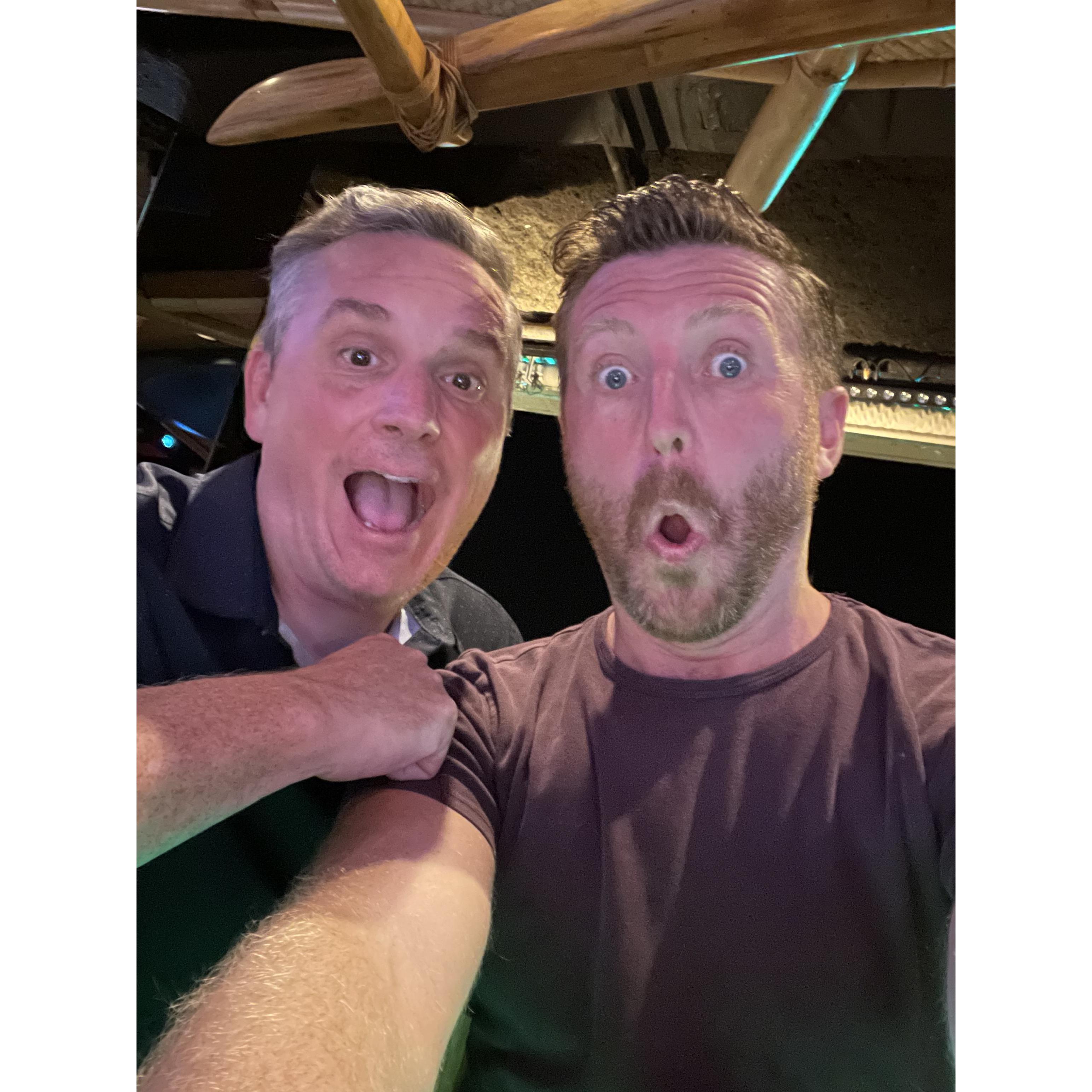 Being Silly at Hula's in Honolulu
