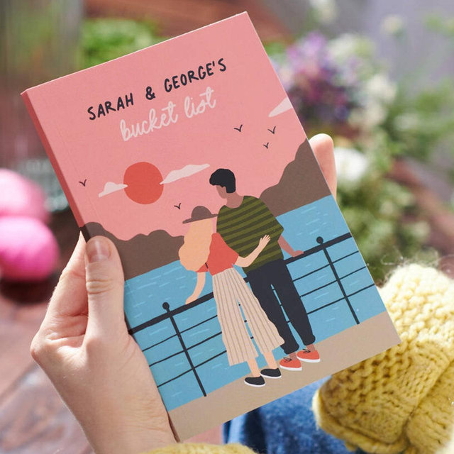 Personalised Couple Bucket List Journal