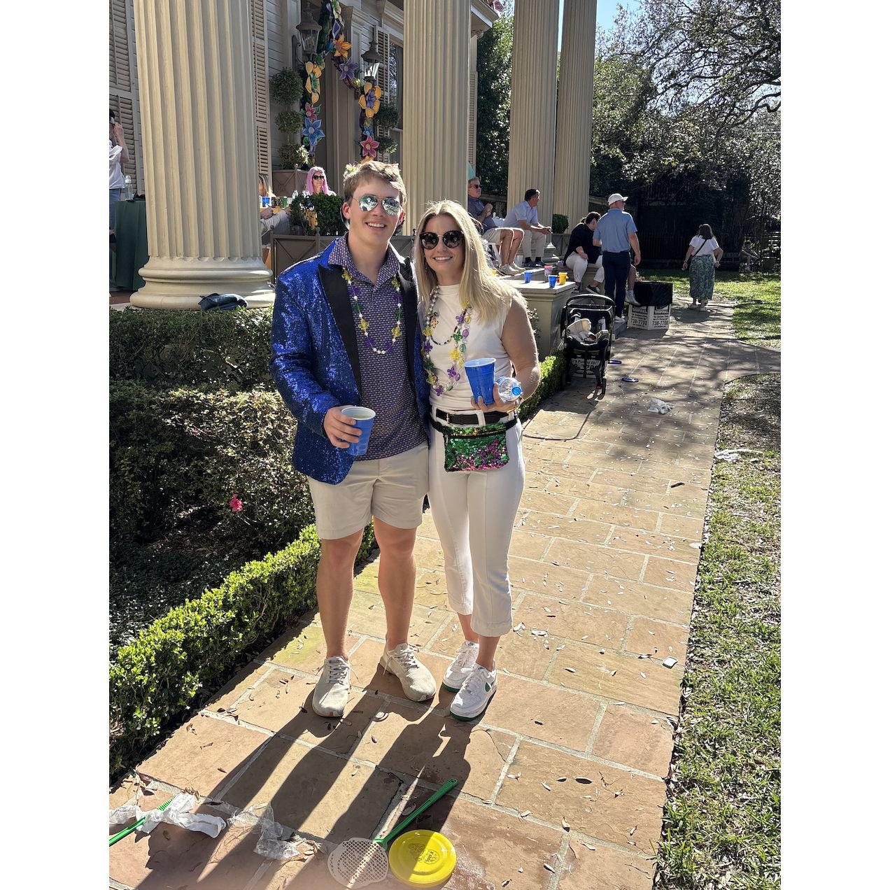 2025 - Lauren's first Mardi Gras