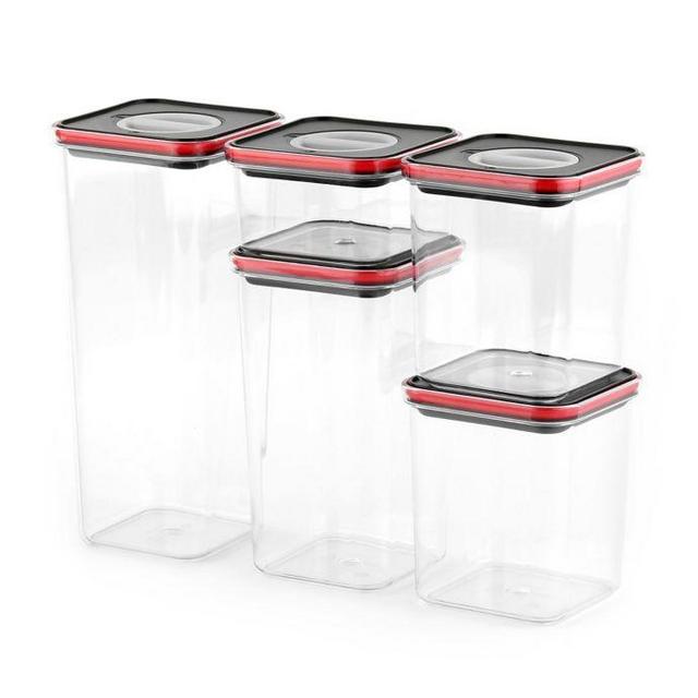 Neoflam® Smartseal Airtight 5-Piece Food Storage Bundle in Clear