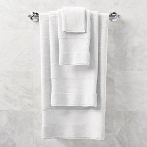 White Frontgate Resort Cotton Hand Towels