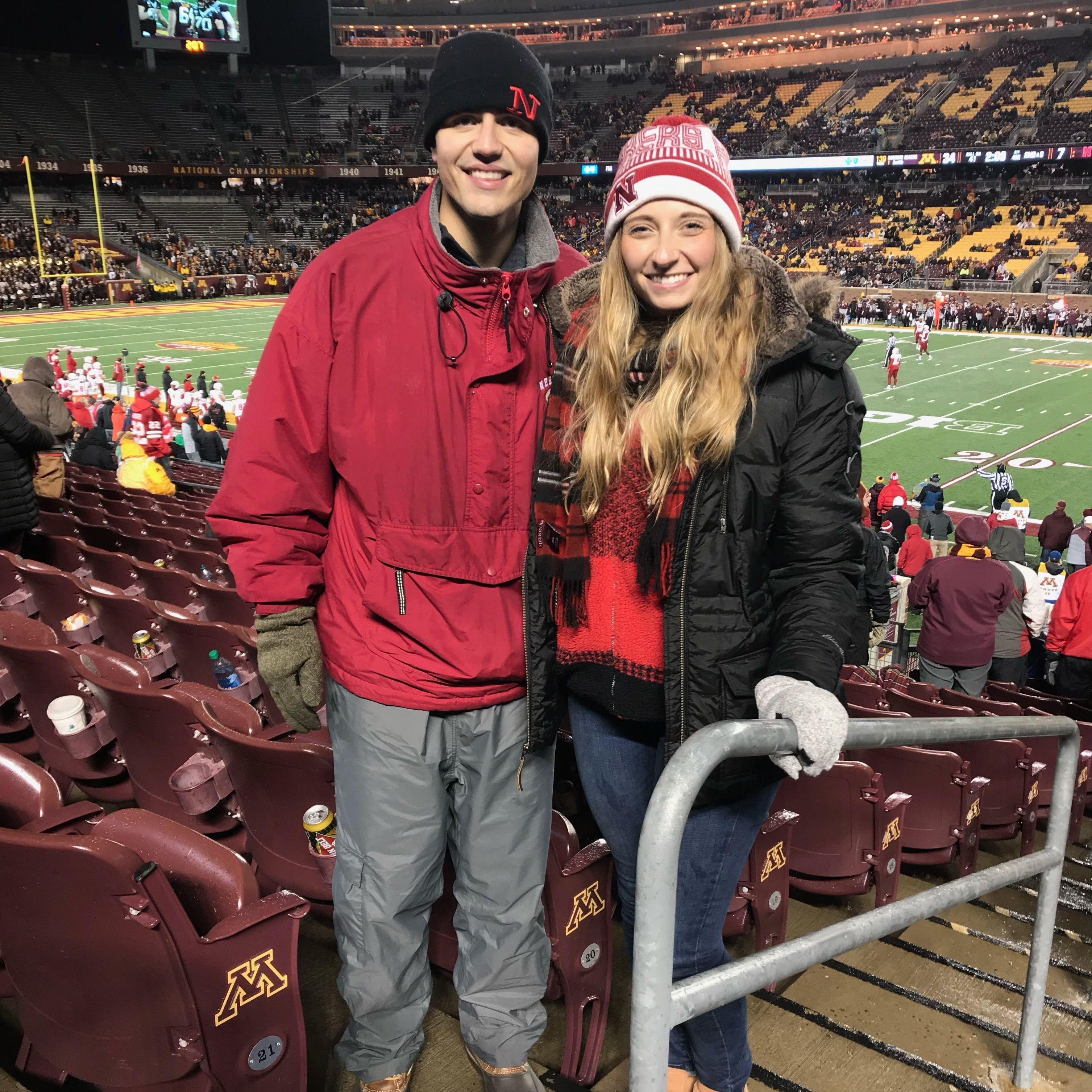 Jack's first Nebraska game (we lost of course)