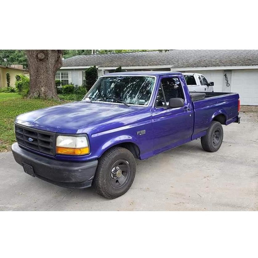 Danielle used to tell her father she wanted a purple pick up truck when she grows up. When she saw Matt pull up, she knew it was her mom telling her he's the one! She always loved purple <3.