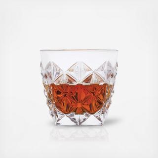 Enigma Collection Double Old Fashion Glasses, Set of 6