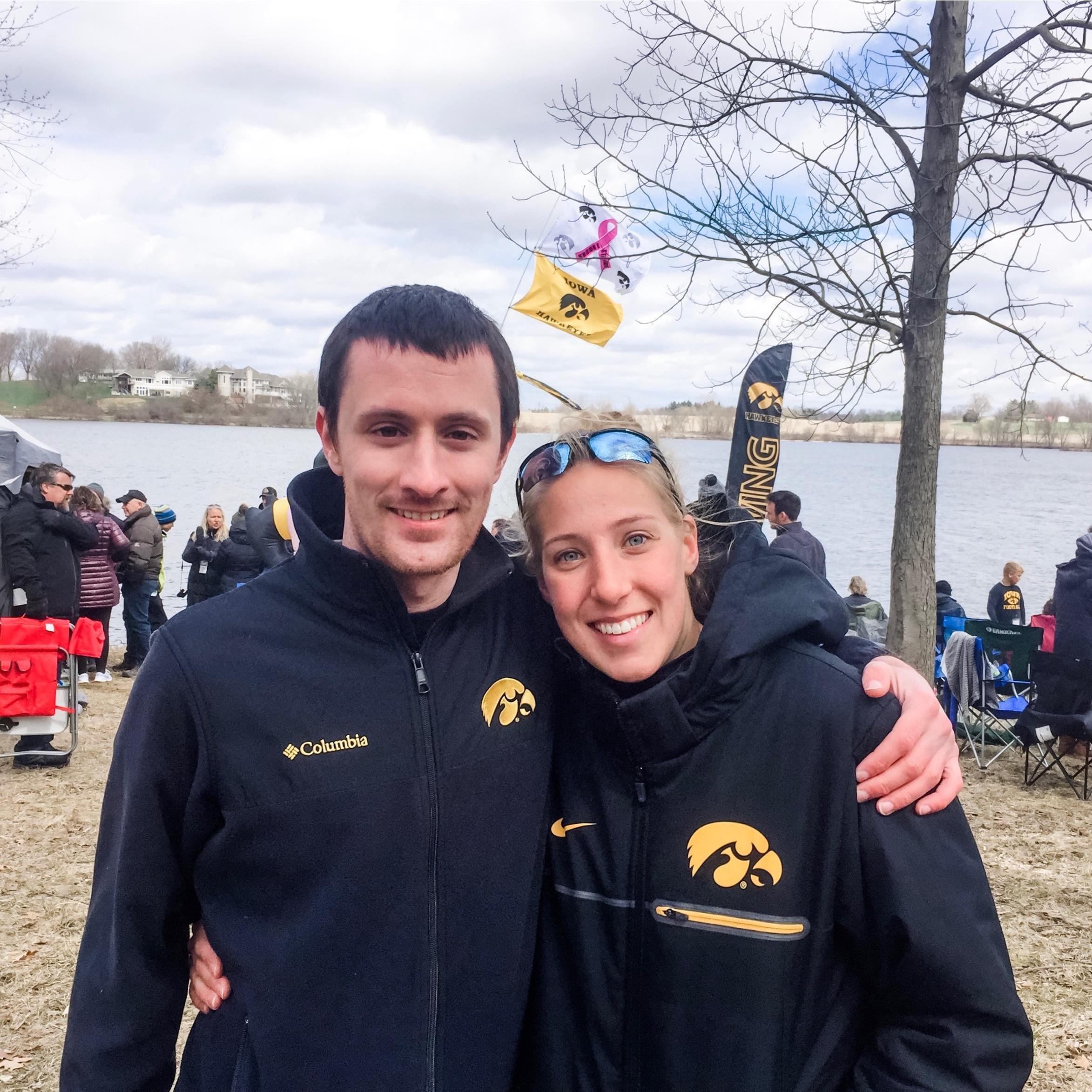Supporting me at my home regatta