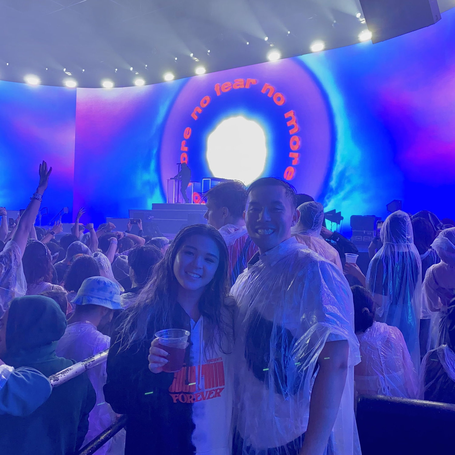 First time seeing Madeon together at the Brooklyn Mirage..best rain show of our lives