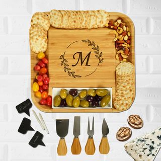 Engraved 11-Piece Charcuterie Board & Tool Set