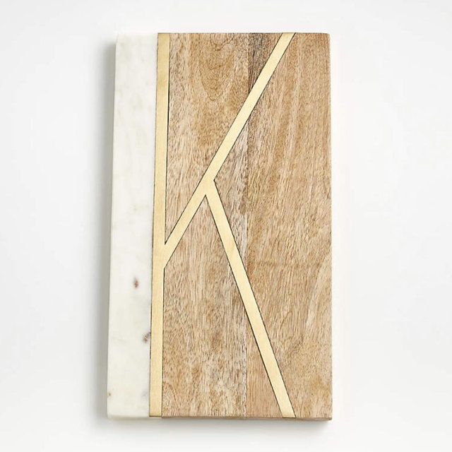 "K" Monogrammed Serving Board