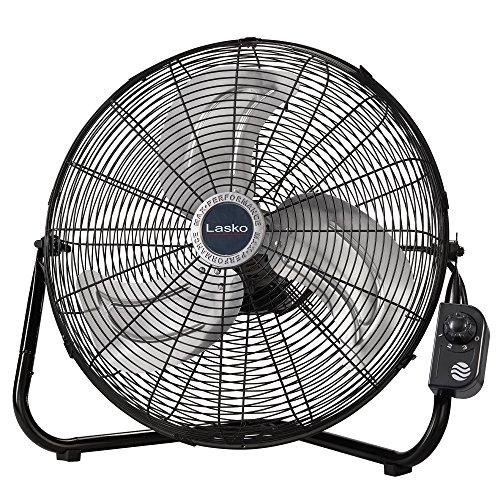 Lasko 20" High Velocity QuickMount, Easily Converts from a Floor Wall Fan, 7 x 22 x 22 inches, Black 2264QM