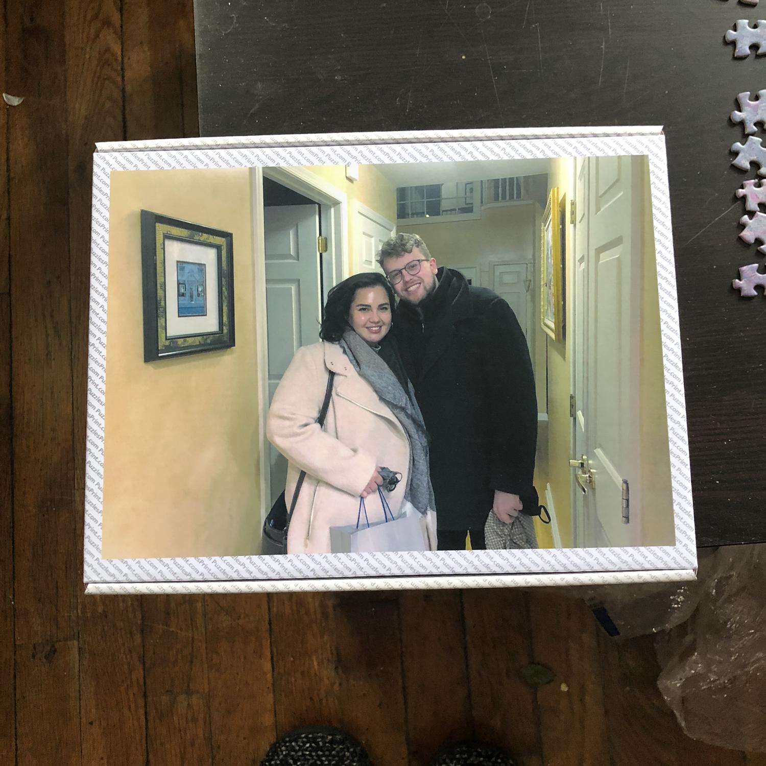 This picture was taken around New Years 2020, when Ang met Brian’s parents for the first time. Brian made it into a jigsaw puzzle for Ang’s birthday the next week.