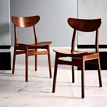 Classic Café Walnut Dining Chair