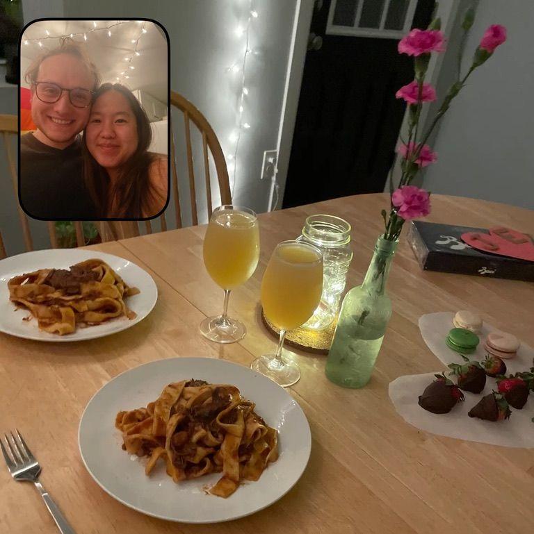 Eddie and Juliana's first Valentine's together!