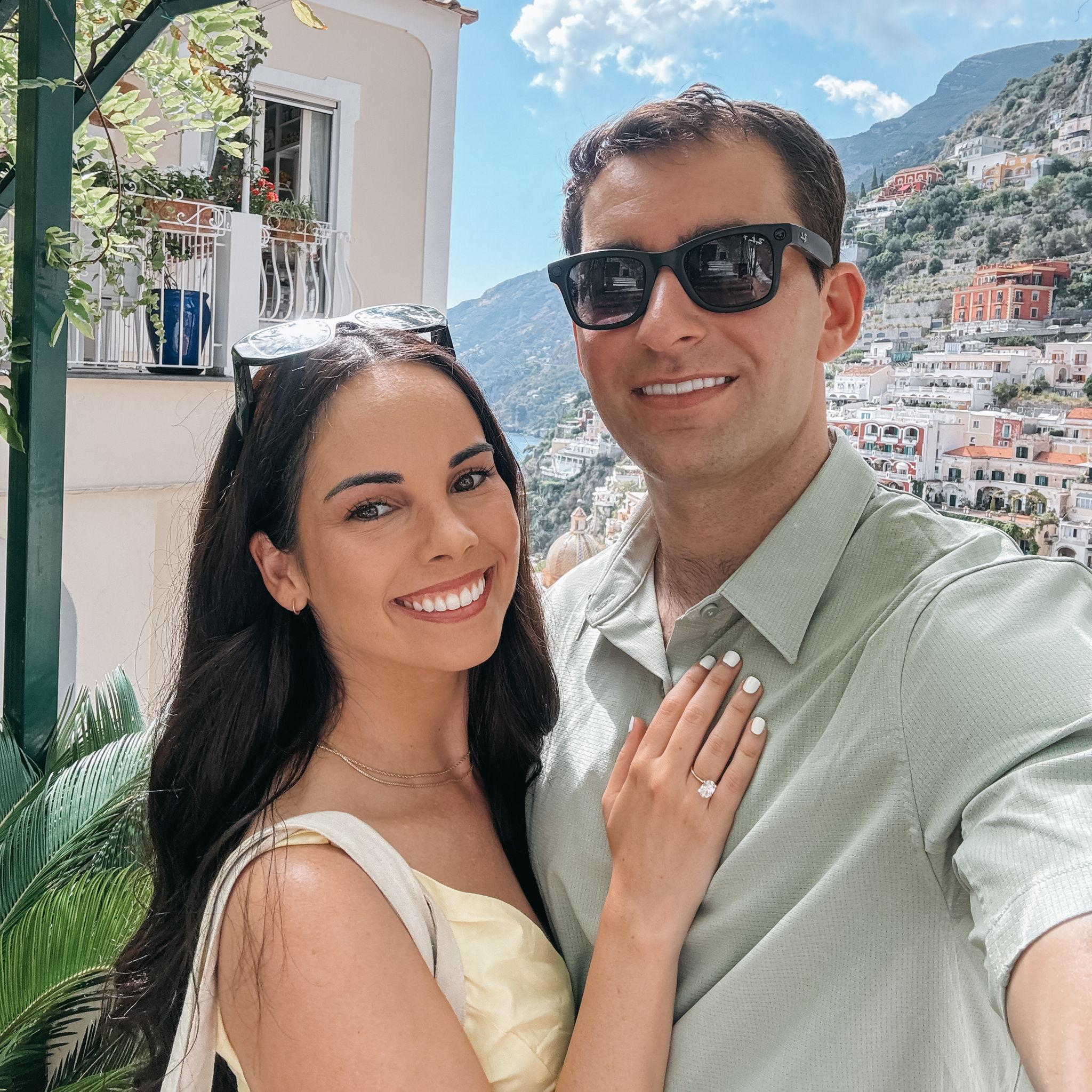 The day we got engaged! The most perfect day in Positano