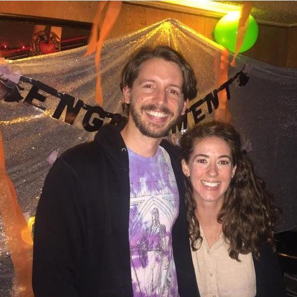 Our friends threw us a surprise engagement party at our favorite dive bar, The Geary Club.