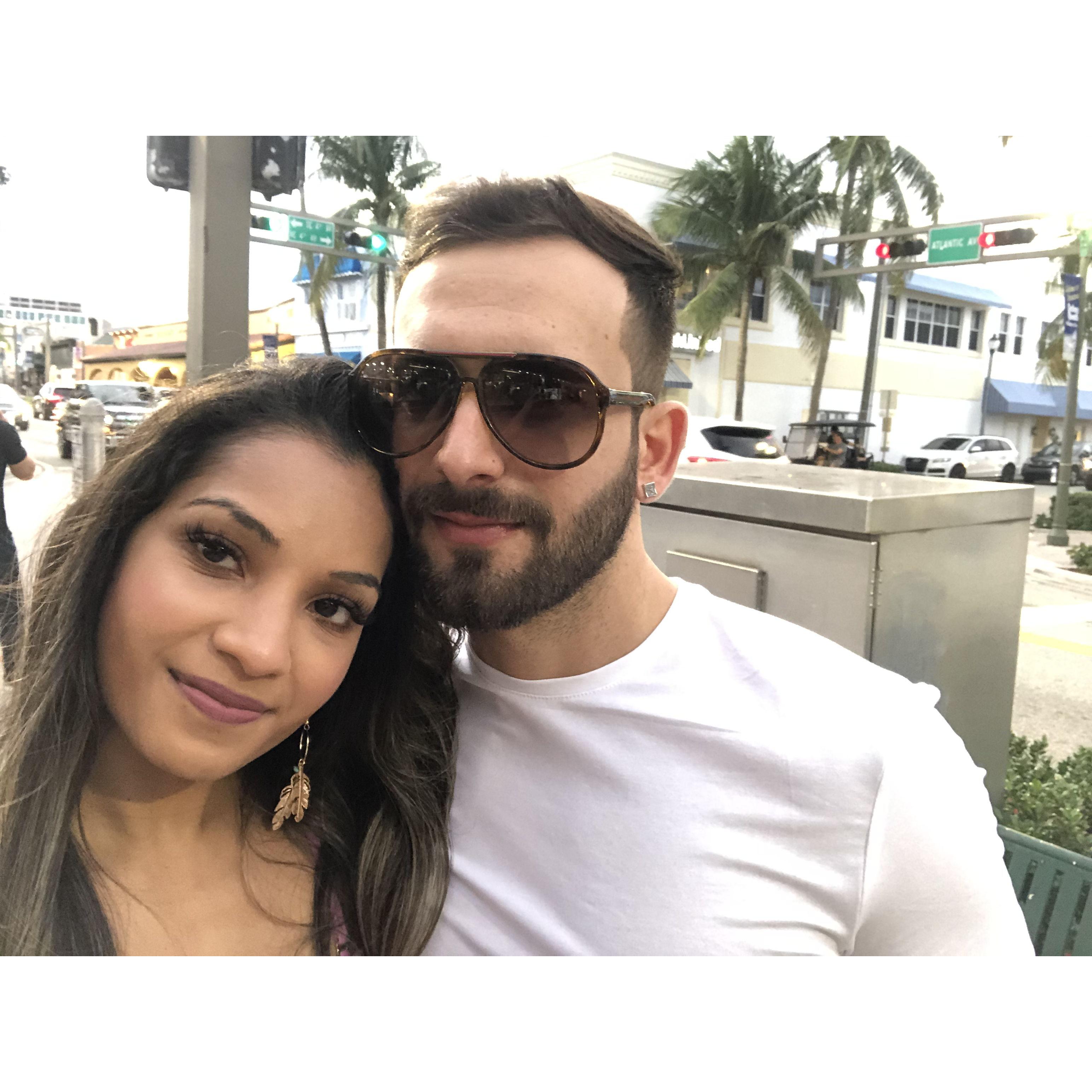 November, 2019. Our first vacation together after a billion years in school.