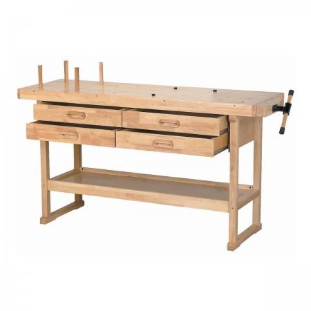 60 in. 4 Drawer Hardwood Workbench