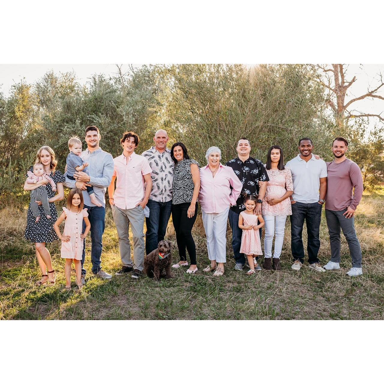 Doug's parents, Kelly & Pat, were at the Engagement Party, but Erich got to meet the whole O'Horo clan on their first visit west to Doug's old stomping grounds in Arizona!