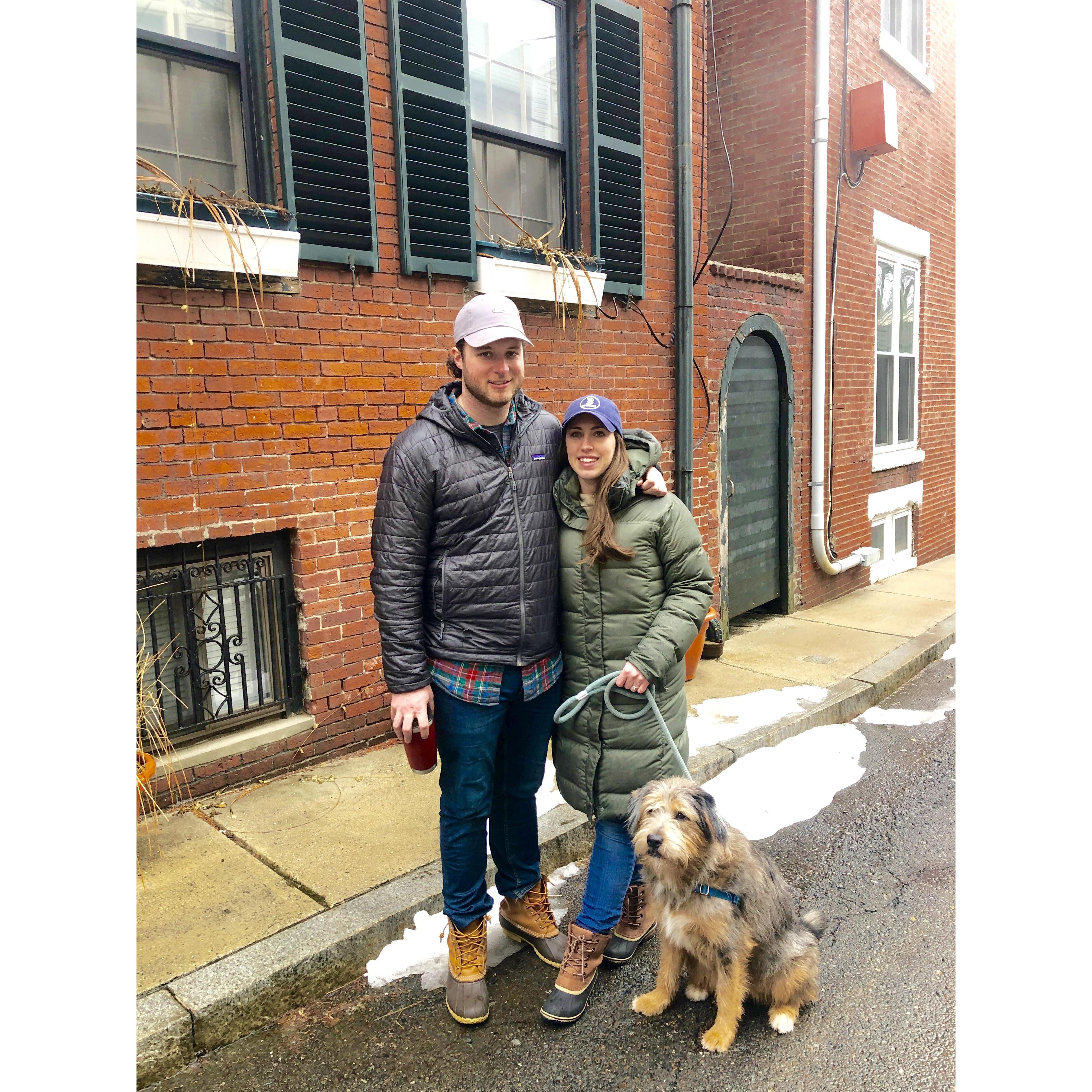 Charlestown, February 2019. The weekend of our engagement!