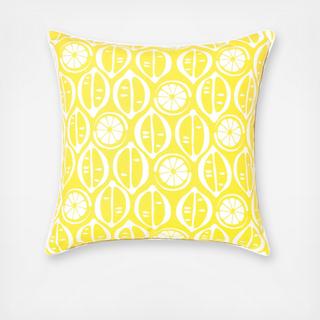 Riviera Lemon Outdoor Pillow