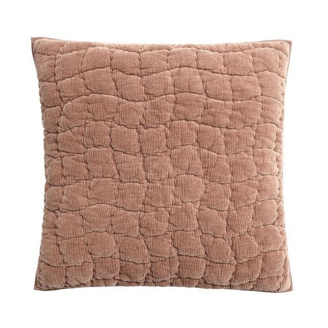 Cozy Cloud Quilted Sham, Euro, Rosewood