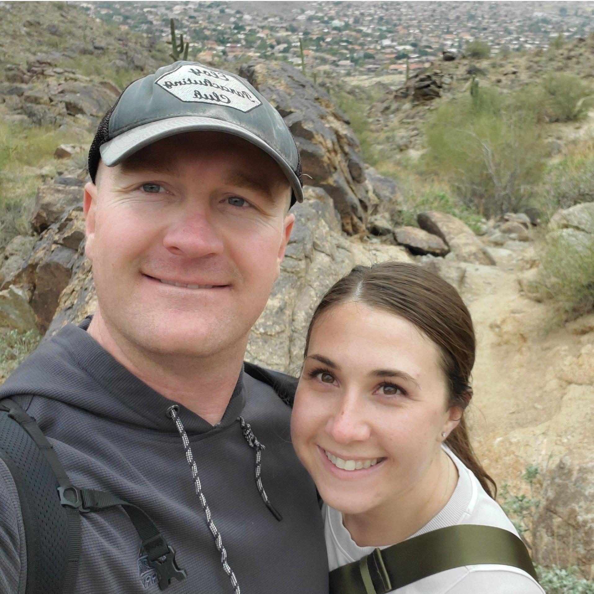 Our first hike & first picture together.