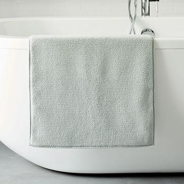 Organic Luxe Fibrosoft™ Bath Mat - Sea Salt Blue