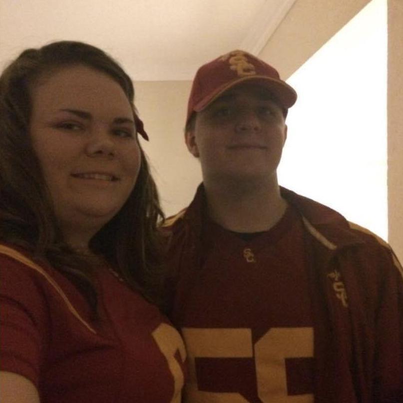 Our first USC football game