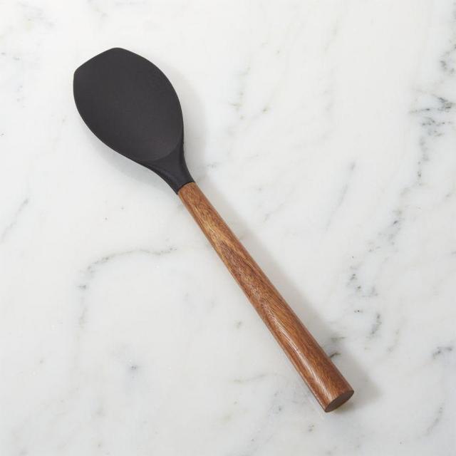 Epicurean Silicone Series Small Spoonula - Natural/Black