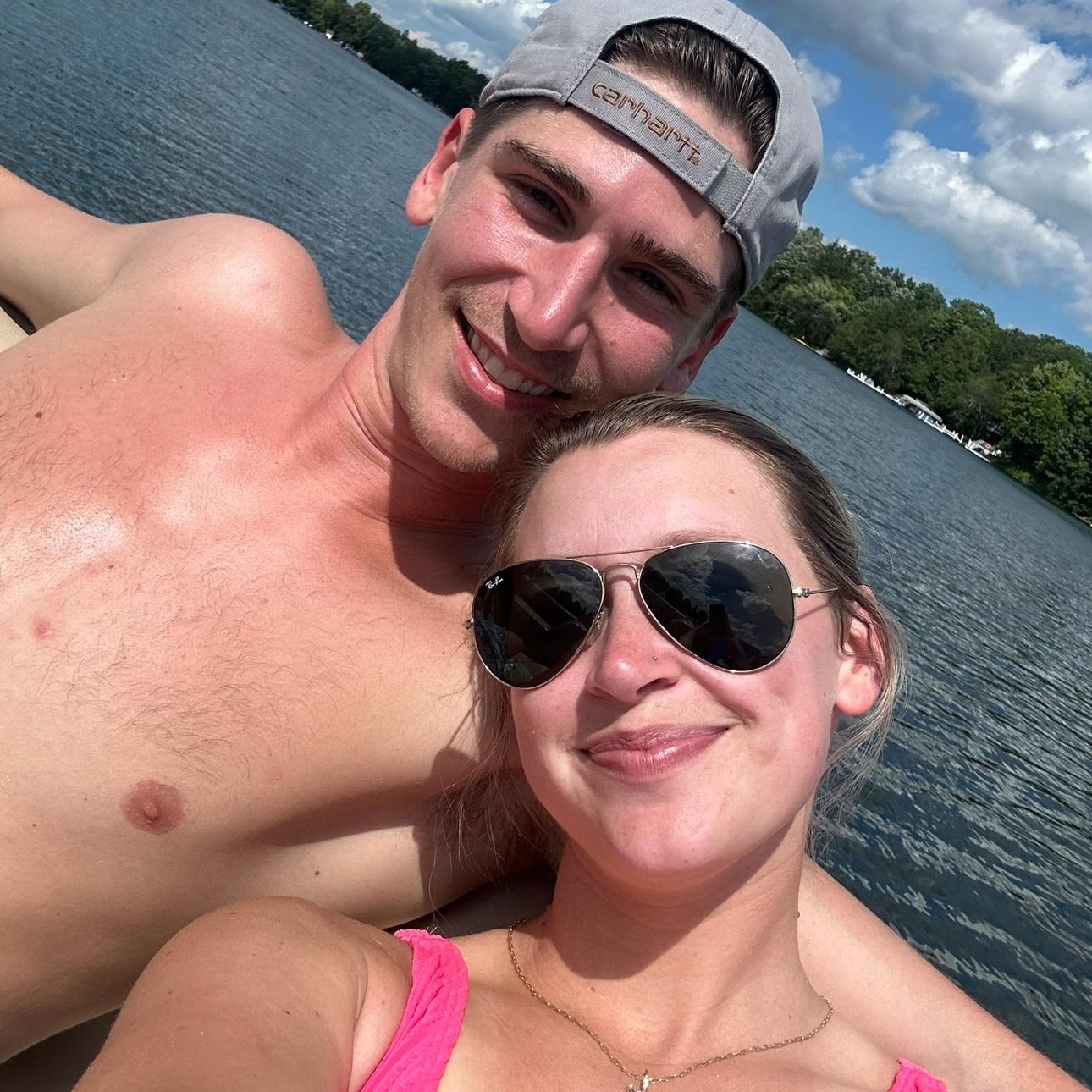 On the boat in Wisconsin!