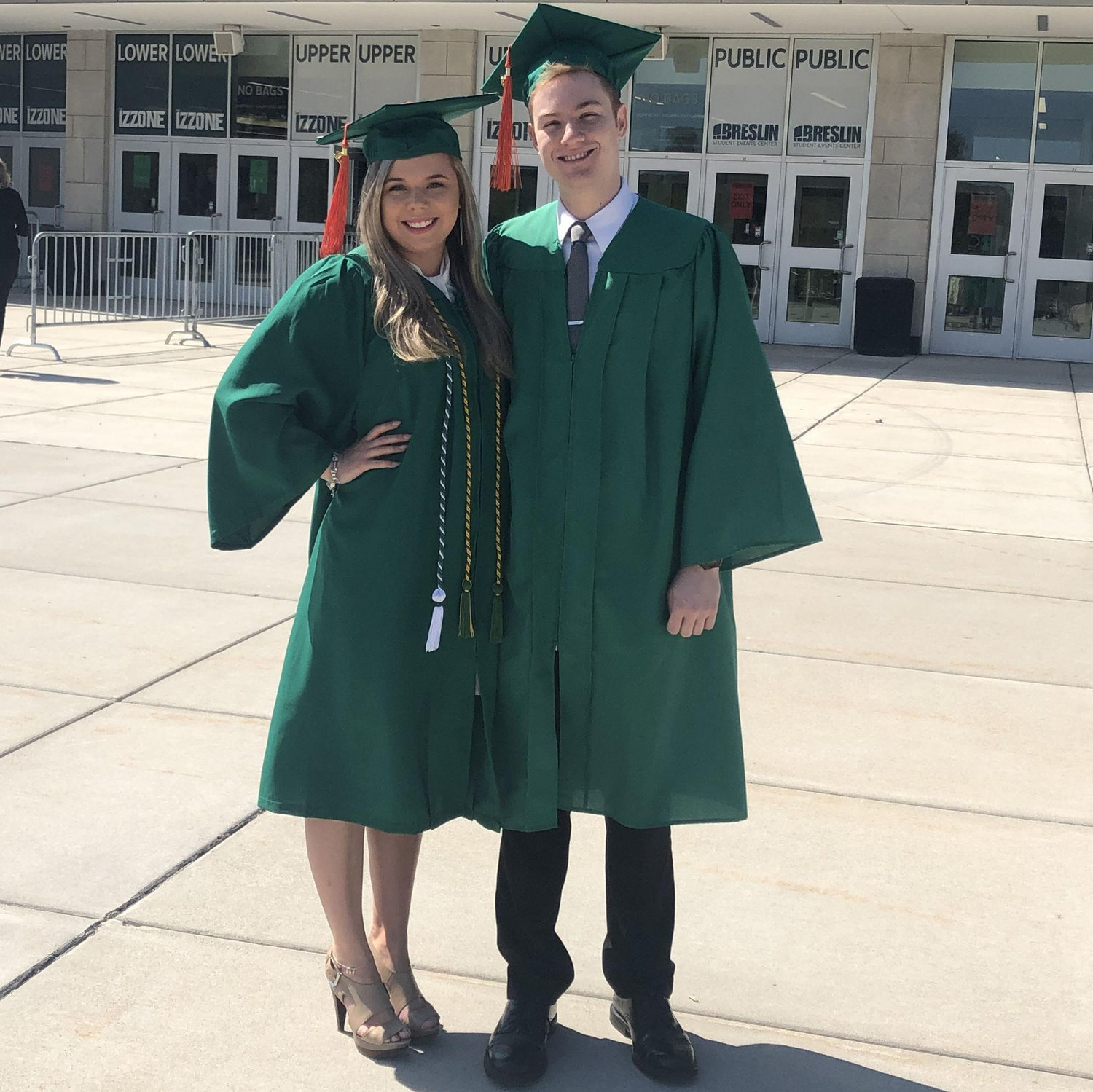 Graduation day from MSU, 2019!