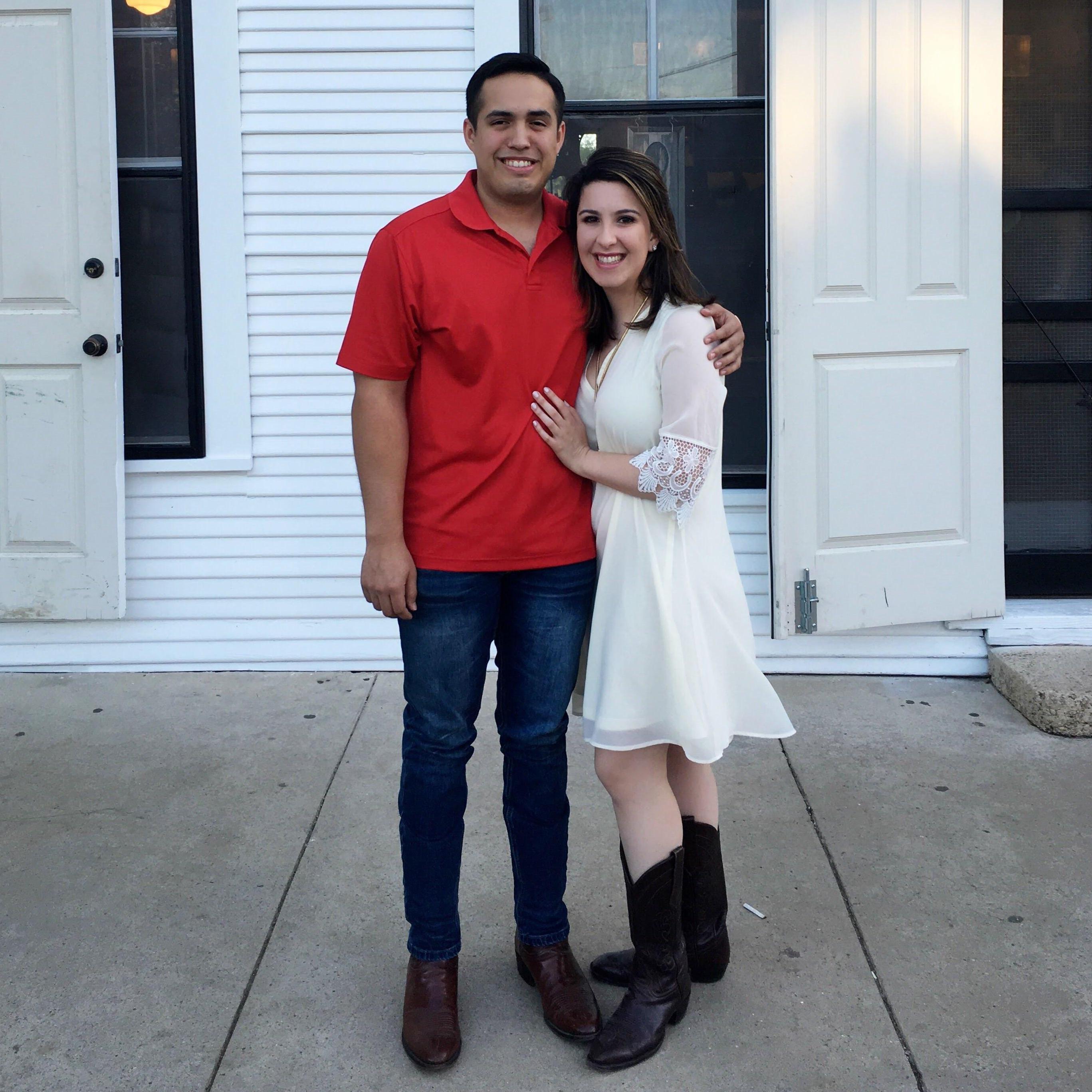 Celebrating our anniversary at Gruene Hall in 2017