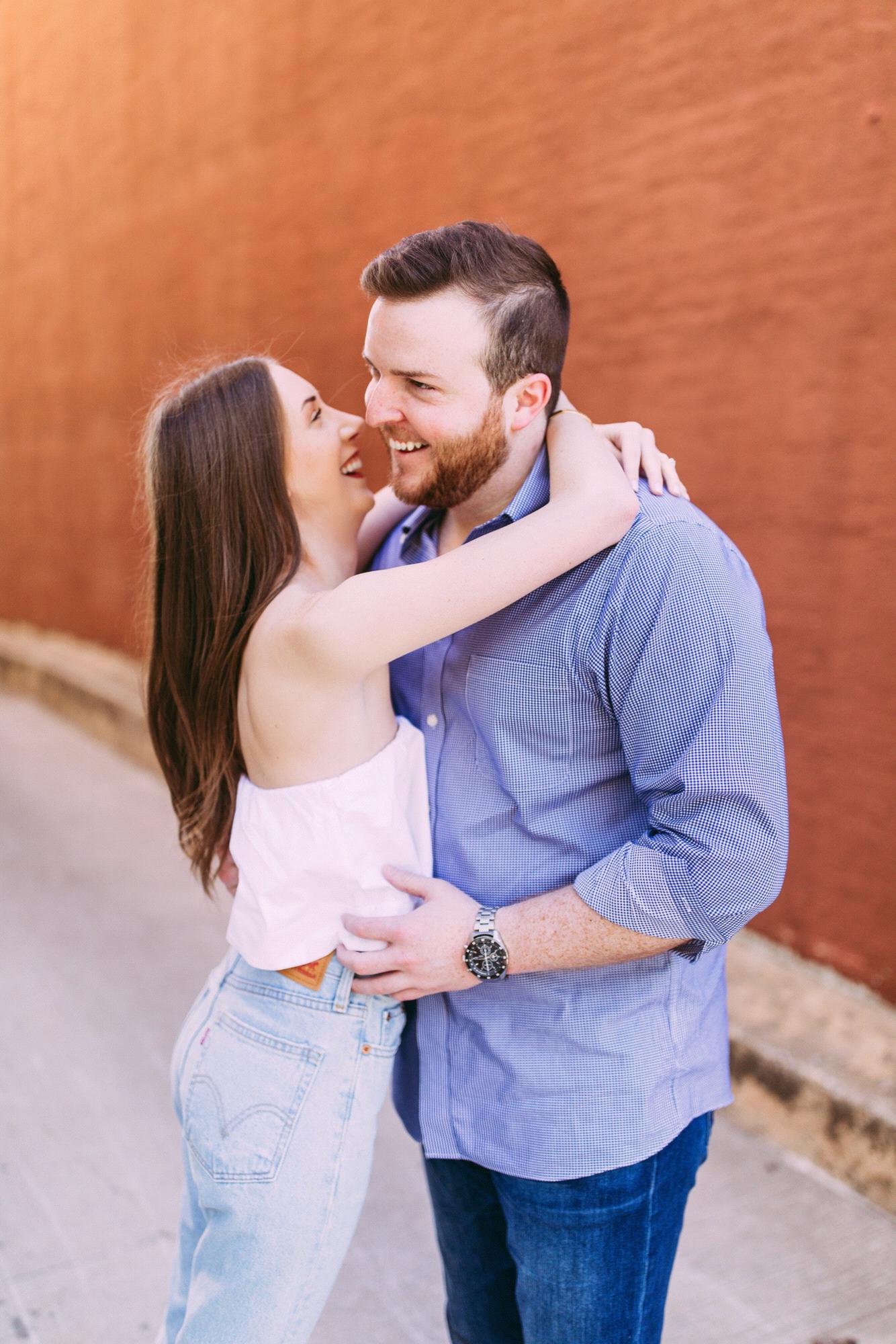 Engagement shoot in Fayetteville, Arkansas