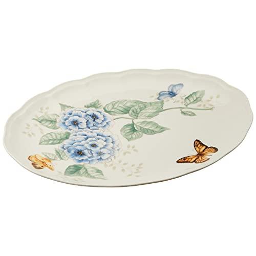 Lenox Butterfly Meadow 16-Inch Platter, White -