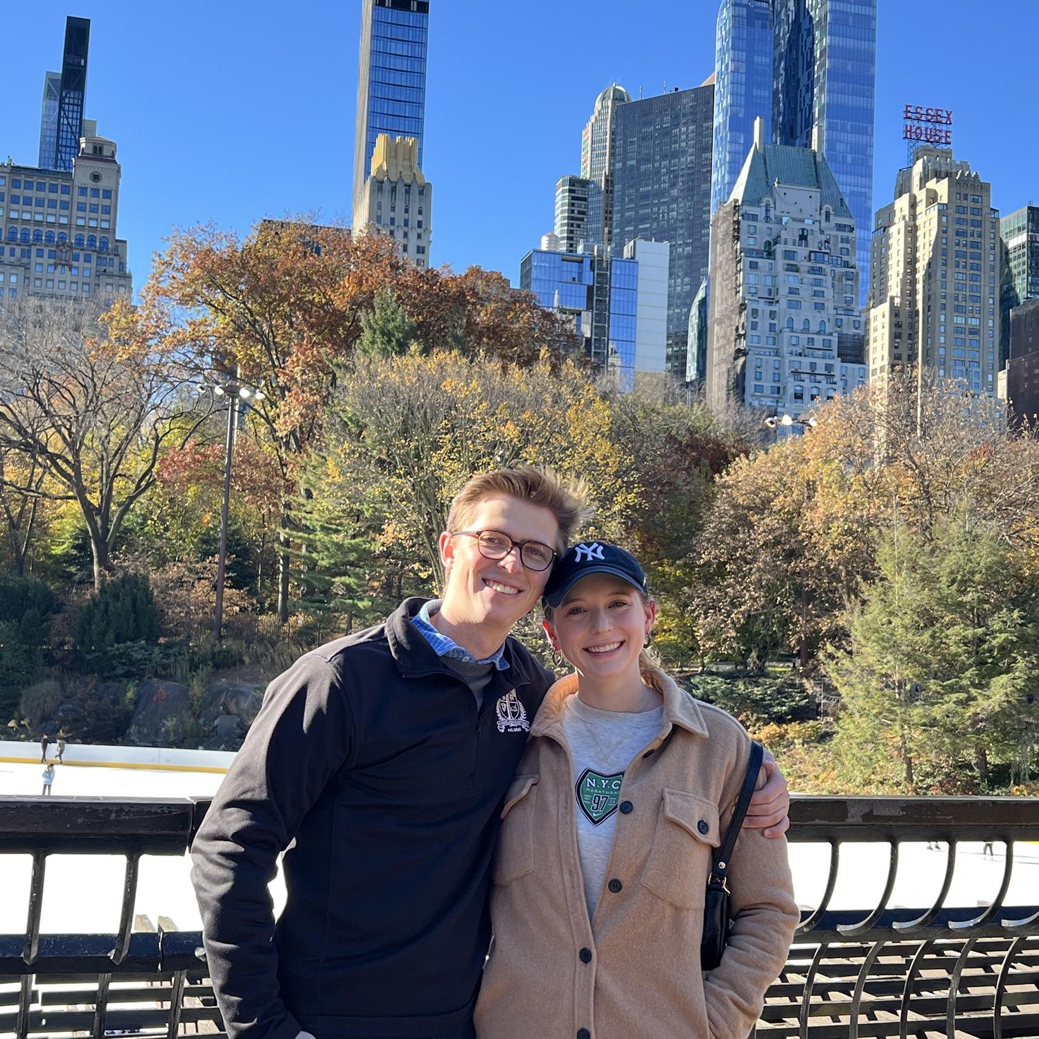 Supporting Austin’s dad in NYC for his 100th marathon!