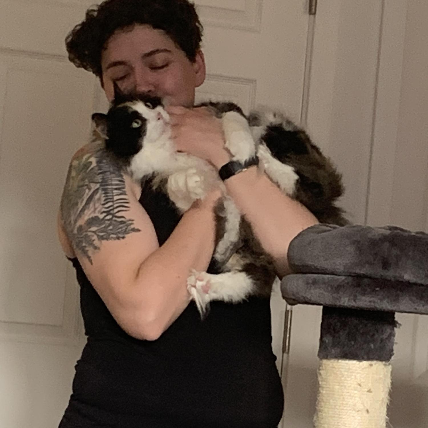She really does enjoy being held this way.