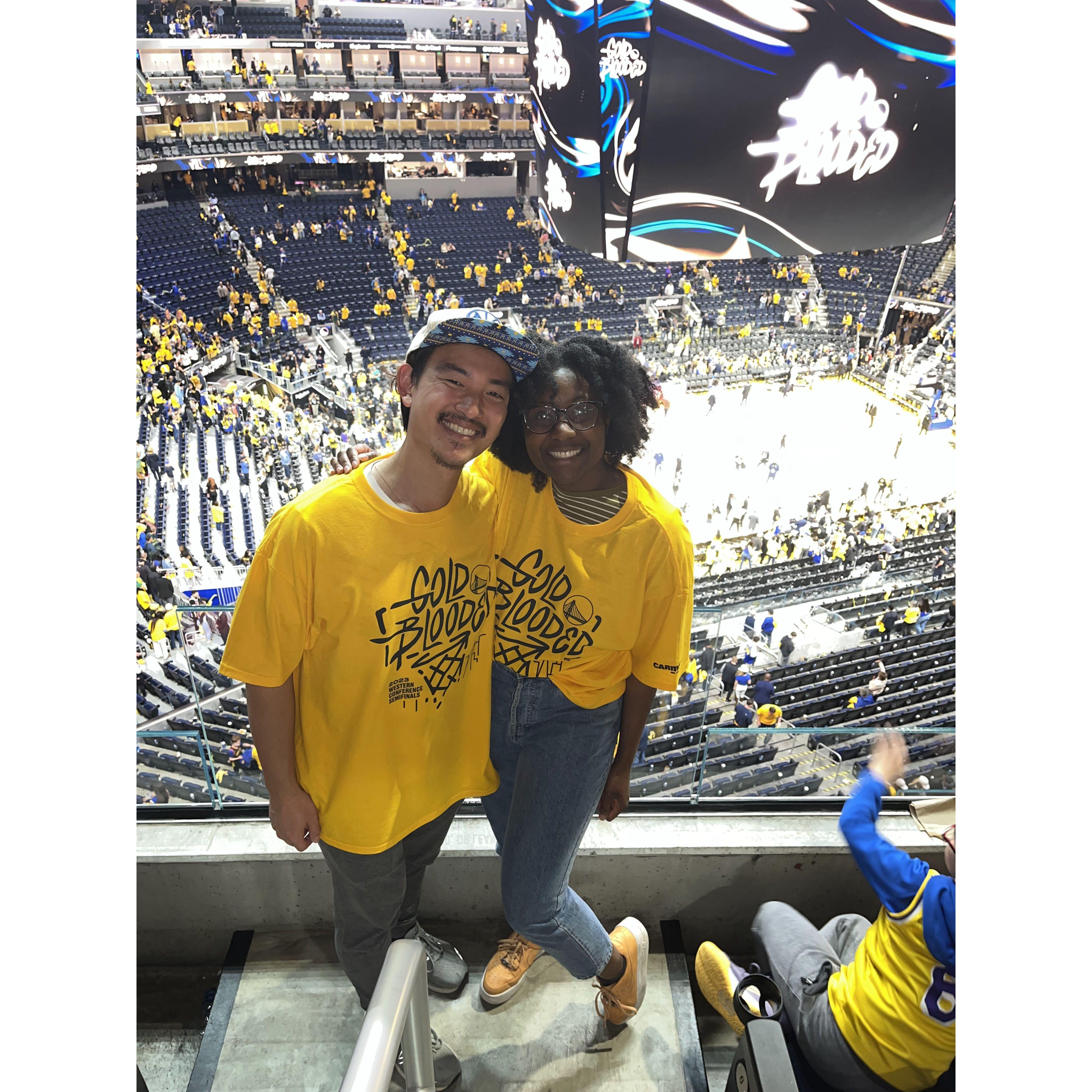 Go dubs!! We had a great time in the nosebleeds 👃