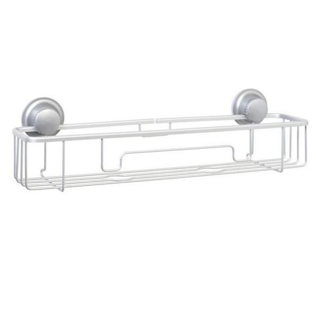 TITAN® Power Grip® NeverRust® Suction Long Shower Shelf