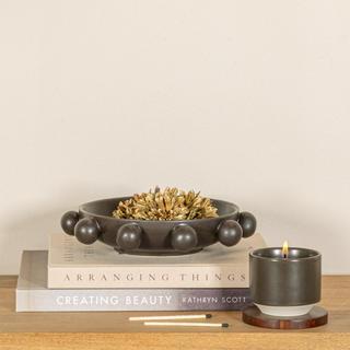 Stoneware Bowl with Orbs