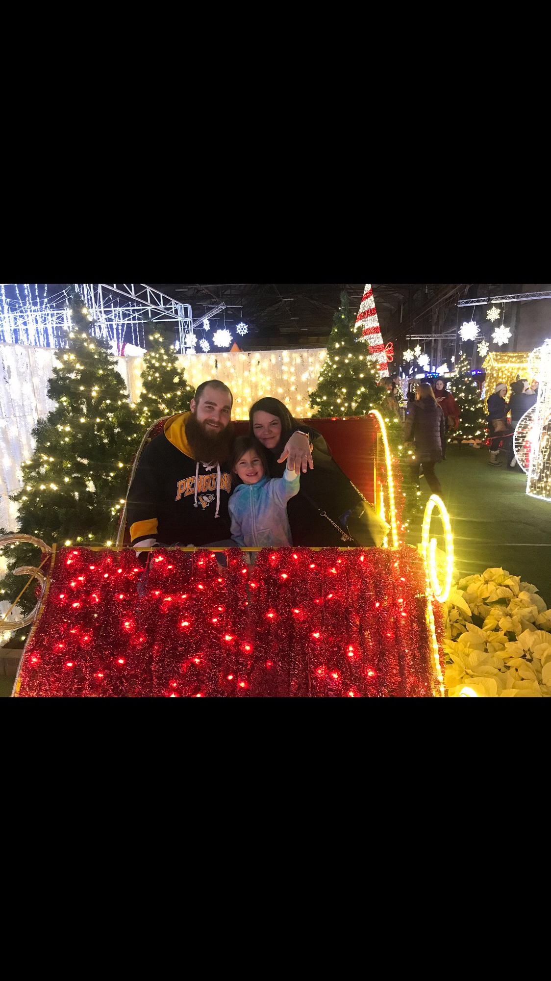 Right after we got engaged! 💜