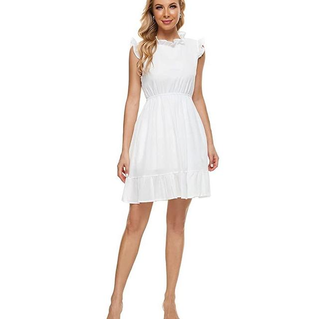 HONECA Mini Dresses with Sleeveless Cocktail Dress for Women Party