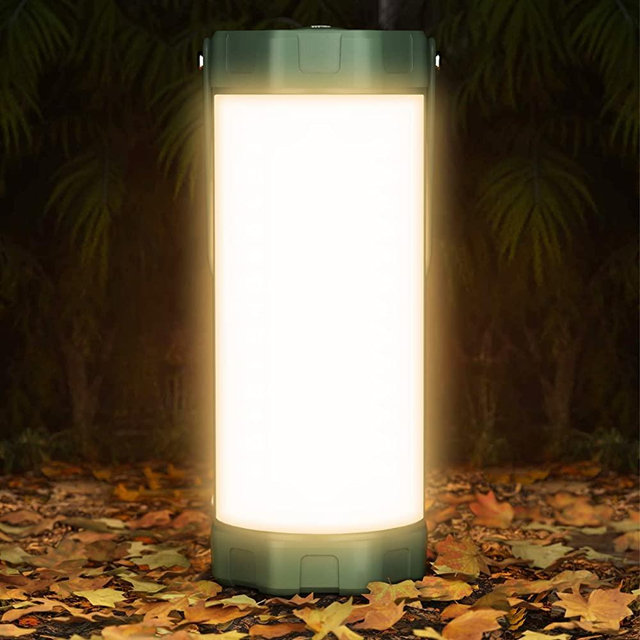 Glocusent Survival Camping Lantern, 5000mAh Rechargeable 106LED Lantern with 1200LM, 3 Camping Light Modes Plus SOS, IP68 Waterproof, Essential Lanterns for Power Outages, Disaster, Hurricane, Hiking