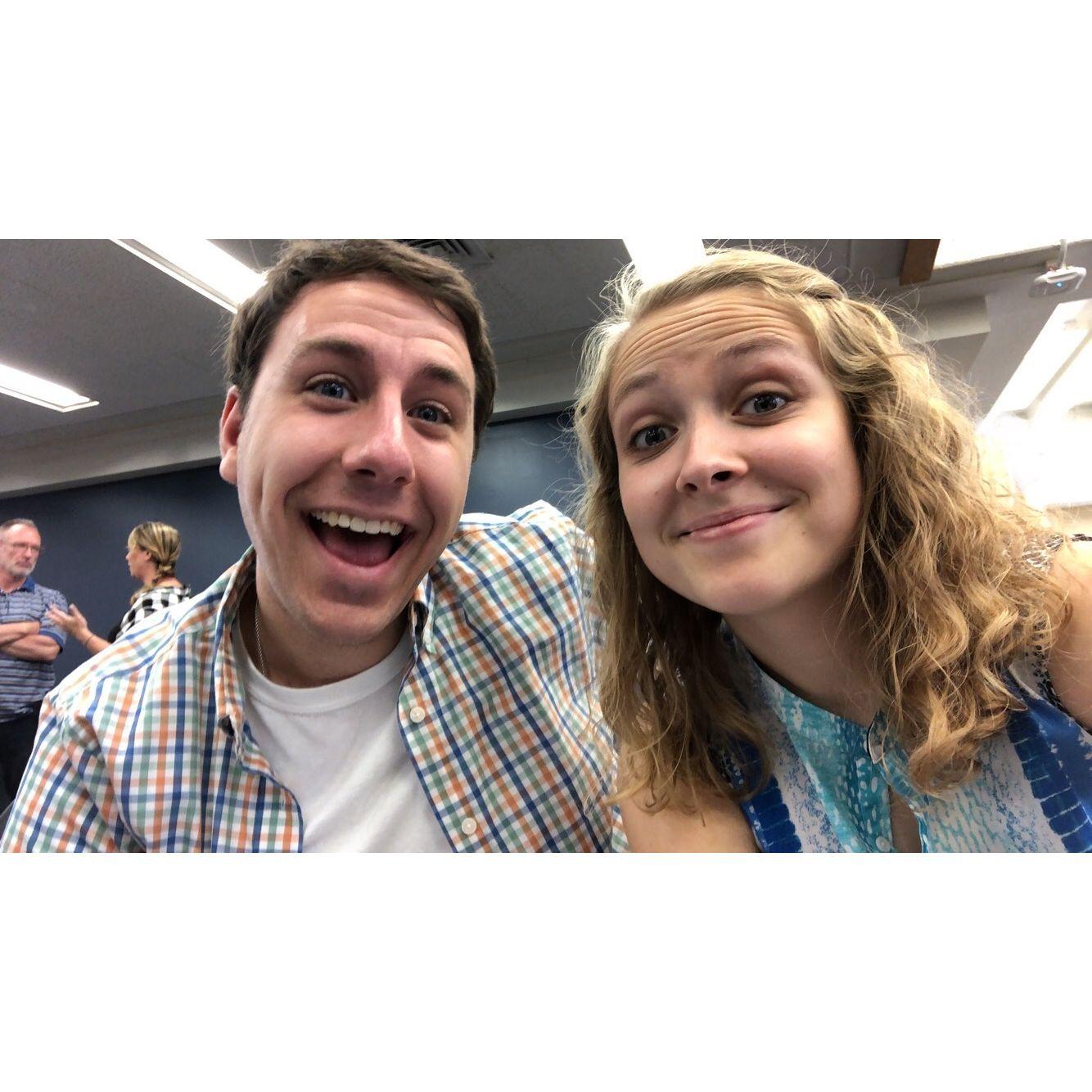 Leslie drove to Chicago from Bloomington, IL in August, 2019 to visit Mark at a conference.