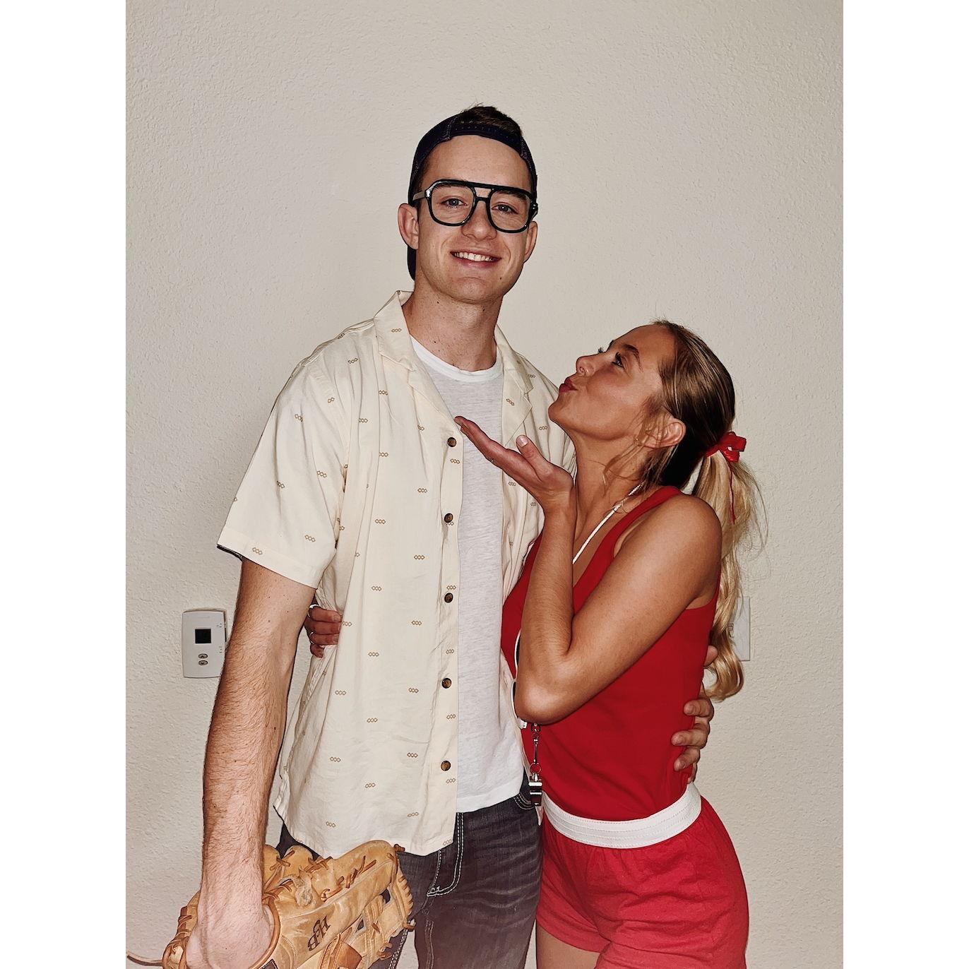 It was the ONLY time we ever dressed up for Halloween. Squints and Wendy :)